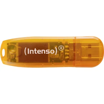 USB atmintinė Intenso Rainbow Line 64 GB USB 2.0, oranžinė
