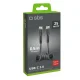 SBS spiralinis USB-C į USB-C laidas, 0.17-0.5 m, juodas