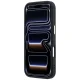 Dėklas Guess Saffiano Small 4G MagSafe skirtas iPhone 17 / 18 Pro Max, juodas