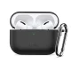 Ausinių dėklas Tech-Protect Silicone Hook, skirtas AirPods Pro 3, juodas