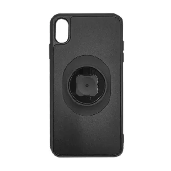 Dėklas su laikiklio tvirtinimu iPhone X / XS, juodas