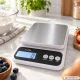 Elektroninės virtuvinės svarstyklės su indu 5 kg / 1 g, baltos
