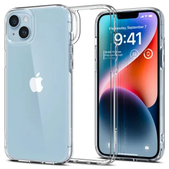 Apple iPhone 14 Pro 6.1'' Spigen Ultra Hybrid Case Cover, Crystal Clear