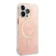 Dėklo ir įkroviklio rinkinys Guess GUBPP13LH4EACSP, skirtas iPhone 13 Pro, rožinis