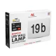 Maclean MCE292 W fasadinis LED šviestuvas su namo numeriu, baltas