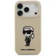 Karl Lagerfeld Silicone Karl Sketch & Logo MagSafe dėklas, skirtas iPhone 17 Pro, rudas