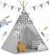 Nukido Tepee vaikiška palapinė su apšvietimu 108955, pilka