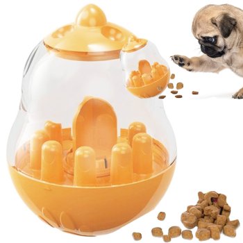 Interactive Dog Toy with Treat Dispenser, Mixed Colors