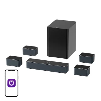 Ultimea Poseidon D80 BOOM 7.1 Dolby Atmos garso sistema su žemųjų dažnių garsiakalbiu