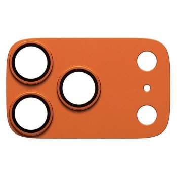 Apsauginis stiklas kamerai PanzerGlass Fender Camera Protector iPhone 17 Pro - Oranžinis