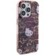 Hello Kitty Dėklas iPhone 15 Pro Max Telefonui IML Tags Graffiti, Rožinis