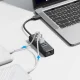 Orico PW3UR25-U3 USB šakotuvas (3x USB-A 3.0, 1x RJ45 2.5G), 1.8m, juodas