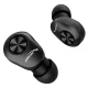 Belaidės ausinės Audiocore AC580 TWS Bluetooth 5.1 su įkrovimo dėklu, juodos