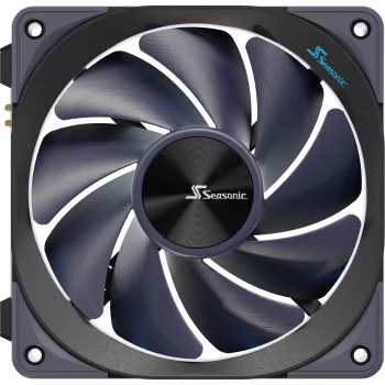 Seasonic MagFlow 120 mm PWM korpuso ventiliatorius, juodas