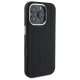 Mercedes dėklas iPhone 16 Pro Max telefonui Silicone Stripes MagSafe, juodas