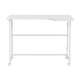 Maclean MC-1250 L/W sulankstomas L formos rašomasis stalas, 100x65 cm, baltas