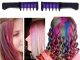 Washable Hair Chalk Combs for Temporary Color, 6 pcs