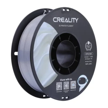 Creality CR-Silk PLA 3D spausdinimo gija 1.75mm 1kg, sidabrinė