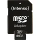 Atminties kortelė Intenso microSDXC 64GB UHS-I Premium su adapteriu