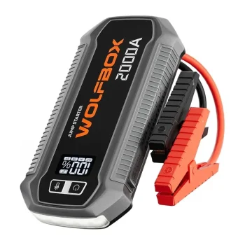 Užvedimo įrenginys WOLFBOX MegaVolt 12, 2000 A, 12 000 mAh