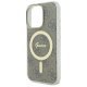 Guess IML 4G MagSafe dėklas telefonui iPhone 16 Pro Max, rudas