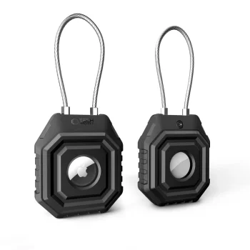 Dėklas Tech-Protect Kevlar Seal, skirtas Apple AirTag 1/2, juodas