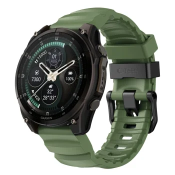 Tech-Protect Motion green strap for Garmin Fenix 5X/5X Plus/6X/6X Pro/7X/8/8 Pro/9/9 Pro (51 mm)