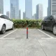 Užlenkiamas Multistore automobilių stovėjimo barjeras, 60 cm, su raktu