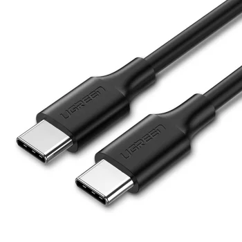 Ugreen US286 USB-C į USB-C laidas PD QC 3A 2m juodas