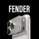 PanzerGlass Fender kameras apsauginis stiklas skirtas iPhone 17 Pro, sidabrinis