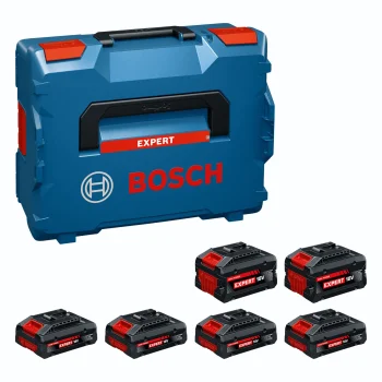 Bosch Professional 18V EXPERT Battery Set (4x EXBA18V-40 4.0 Ah + 2x EXBA18V-80 8.0 Ah, L-BOXX 136)