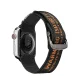 Dux Ducis dirželis Apple Watch (49, 45, 44, 42 mm) Outdoor Version, juodas ir oranžinis