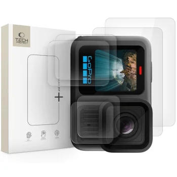 Tech-Protect Glass Fit+ Tempered Glass Set for GoPro Hero 13, Transparent