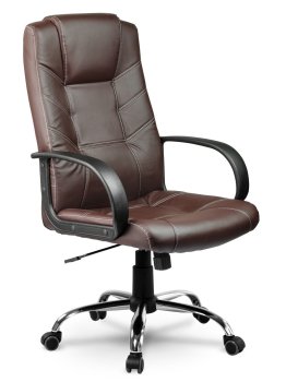 Sofotel Eg-221 dirbtinės odos biuro kėdė, ruda