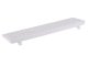 Wireless keyboard with numeric keypad and mouse, USB, white