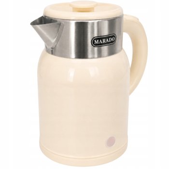 Retro Vintage Electric Kettle, 1500W, 1.4L, Beige