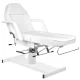 Hydraulic Beauty Bed A-210 with LED Magnifying Lamp S5, White