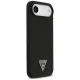 Guess Silicone Triangle Logo MagSafe dėklas iPhone 17 Air, juodas