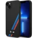 BMW Silicone Slanted Stripes dėklas iPhone 14 Plus / 15 Plus, juodas