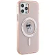 Karl Lagerfeld dėklas iPhone 12 / 12 Pro telefonui IML Choupette MagSafe, rožinis