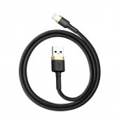 Baseus Cafule USB Apple Lightning Data Charging Cable 2A 3m, Gold / Black
