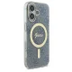 Guess dėklas iPhone 16 telefonui IML 4G MagSafe, mėlynas