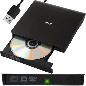 Izoxis išorinis CD/DVD skaitytuvas ir įrašymo įrenginys USB 3.0