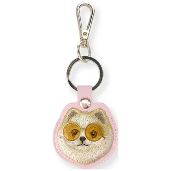 Nimmy Glasses Cool and Cute Dog Tracker Case Pink