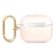 Guess Strap Collection dėklas, skirtas AirPods 3 (Rožinis)