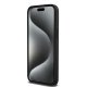 DKNY dėklas iPhone 15 Pro Max telefonui su MagSafe, juodas