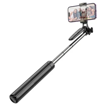 Asmenukių lazda su trikoju Hoco K19, Bluetooth, 157 cm, juoda