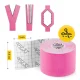 Kinesiology Tape 4FIZJO 7.5 cm x 5 m, Pink