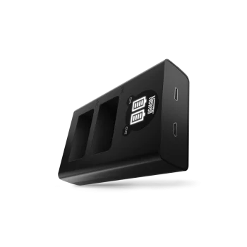 Dviejų kanalų įkroviklis Newell DL-USB-C EN-EL25 baterijoms (Nikon)