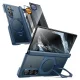 Supcase UB Aero MagSafe dėklas su stiklais Samsung Galaxy Z Fold 8 Ultra, tamsiai mėlynas